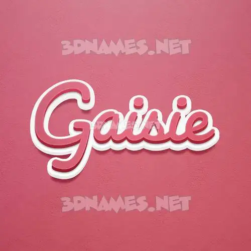 gaisie in Red Scribble style - 3D name wallpaper gaisie in Red Scribble style - 3D name wallpaper