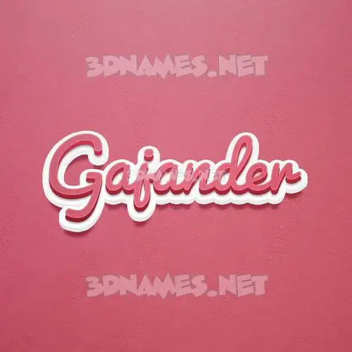 gajander in Red Scribble style - 3D name wallpaper gajander in Red Scribble style - 3D name wallpaper