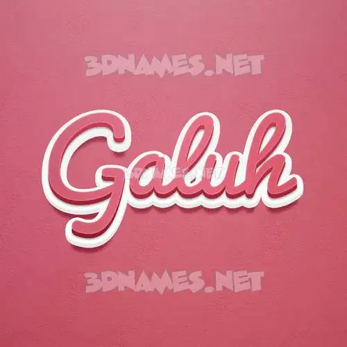 galuh in Red Scribble style - 3D name wallpaper galuh in Red Scribble style - 3D name wallpaper