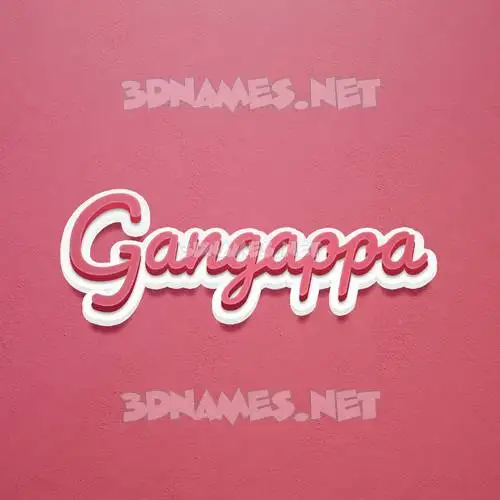 gangappa in Red Scribble style - 3D name wallpaper gangappa in Red Scribble style - 3D name wallpaper