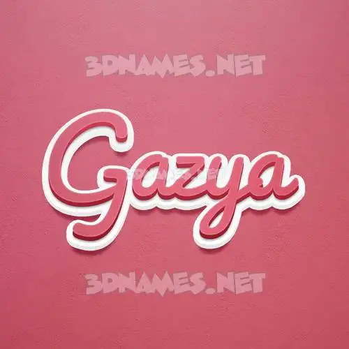 gazya in Red Scribble style - 3D name wallpaper gazya in Red Scribble style - 3D name wallpaper