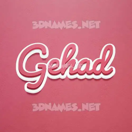 gehad in Red Scribble style - 3D name wallpaper gehad in Red Scribble style - 3D name wallpaper