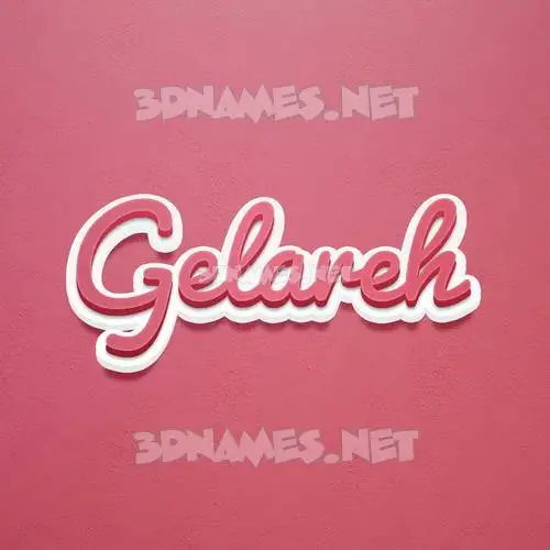 gelareh in Red Scribble style - 3D name wallpaper gelareh in Red Scribble style - 3D name wallpaper