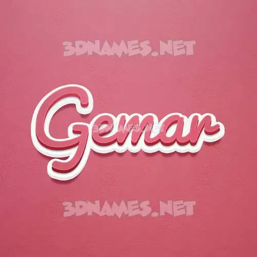 gemar in Red Scribble style - 3D name wallpaper gemar in Red Scribble style - 3D name wallpaper