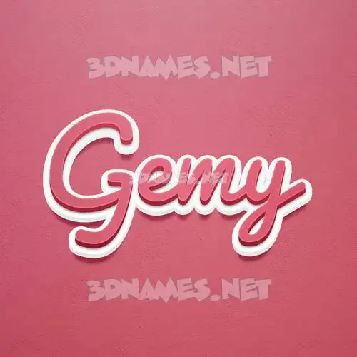 gemy in Red Scribble style - 3D name wallpaper gemy in Red Scribble style - 3D name wallpaper