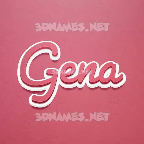 gena in Red Scribble style - 3D name wallpaper gena in Red Scribble style - 3D name wallpaper