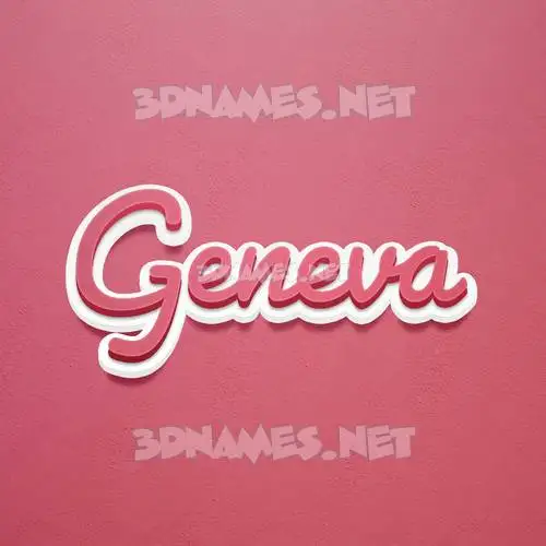 geneva in Red Scribble style - 3D name wallpaper geneva in Red Scribble style - 3D name wallpaper