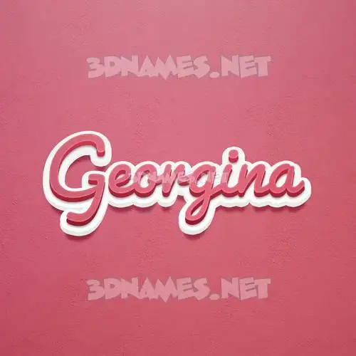 georgina in Red Scribble style - 3D name wallpaper georgina in Red Scribble style - 3D name wallpaper