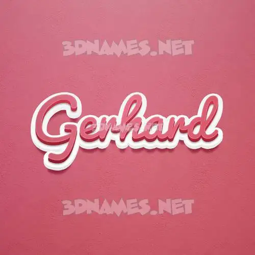 gerhard in Red Scribble style - 3D name wallpaper gerhard in Red Scribble style - 3D name wallpaper