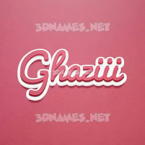 ghaziii in Red Scribble style - 3D name wallpaper ghaziii in Red Scribble style - 3D name wallpaper