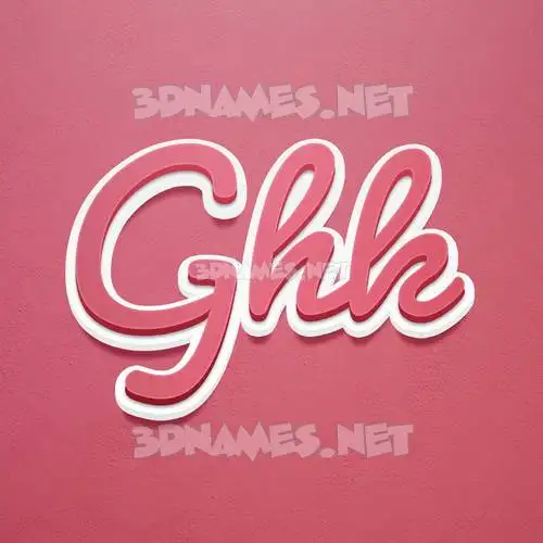 ghk in Red Scribble style - 3D name wallpaper ghk in Red Scribble style - 3D name wallpaper
