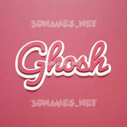 ghosh in Red Scribble style - 3D name wallpaper ghosh in Red Scribble style - 3D name wallpaper