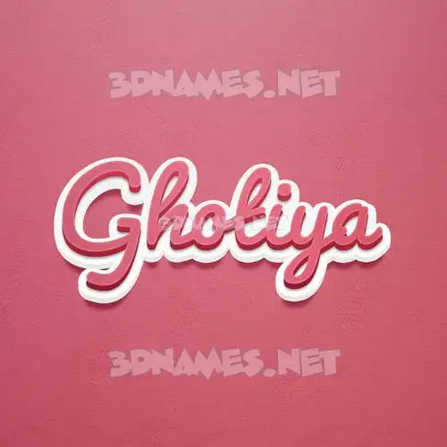 ghotiya in Red Scribble style - 3D name wallpaper ghotiya in Red Scribble style - 3D name wallpaper