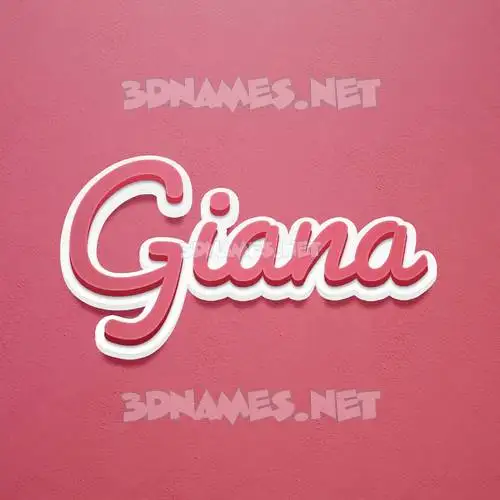 giana in Red Scribble style - 3D name wallpaper giana in Red Scribble style - 3D name wallpaper