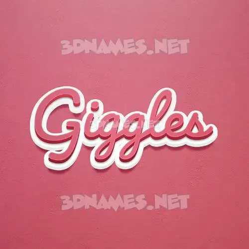 giggles in Red Scribble style - 3D name wallpaper giggles in Red Scribble style - 3D name wallpaper