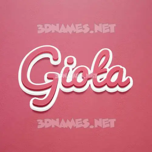 giota in Red Scribble style - 3D name wallpaper giota in Red Scribble style - 3D name wallpaper