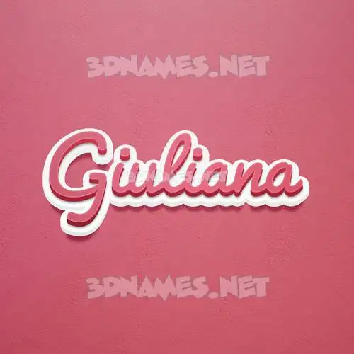 giuliana in Red Scribble style - 3D name wallpaper giuliana in Red Scribble style - 3D name wallpaper