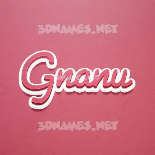 gnanu in Red Scribble style - 3D name wallpaper gnanu in Red Scribble style - 3D name wallpaper