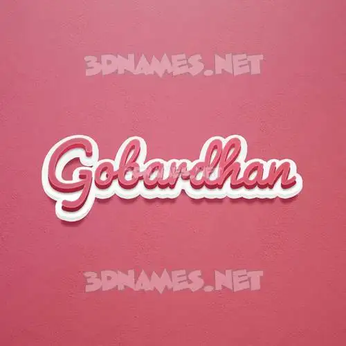 gobardhan in Red Scribble style - 3D name wallpaper gobardhan in Red Scribble style - 3D name wallpaper