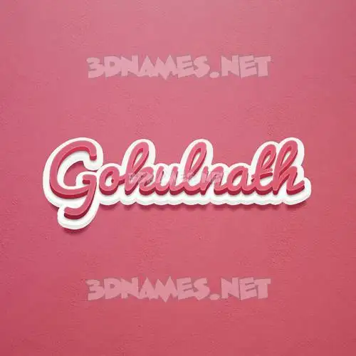gokulnath in Red Scribble style - 3D name wallpaper gokulnath in Red Scribble style - 3D name wallpaper