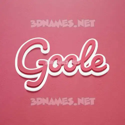goole in Red Scribble style - 3D name wallpaper goole in Red Scribble style - 3D name wallpaper
