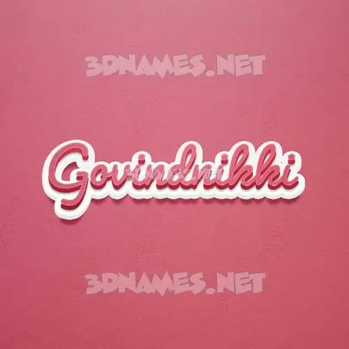 govindnikki in Red Scribble style - 3D name wallpaper govindnikki in Red Scribble style - 3D name wallpaper