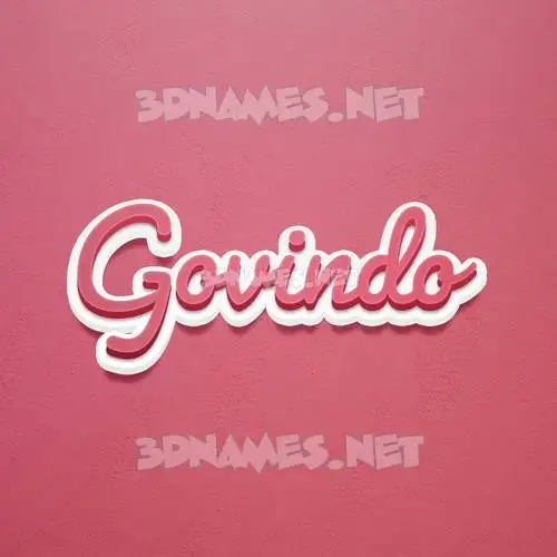 govindo in Red Scribble style - 3D name wallpaper govindo in Red Scribble style - 3D name wallpaper