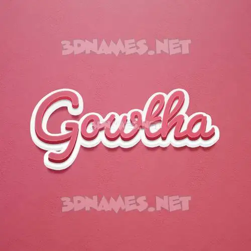 gowtha in Red Scribble style - 3D name wallpaper gowtha in Red Scribble style - 3D name wallpaper