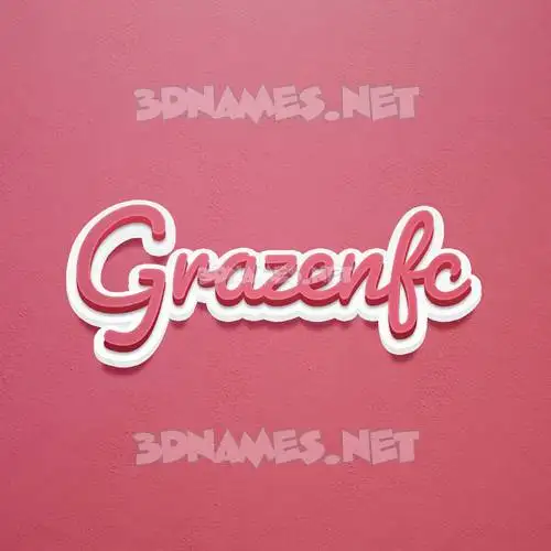 grazenfc in Red Scribble style - 3D name wallpaper grazenfc in Red Scribble style - 3D name wallpaper
