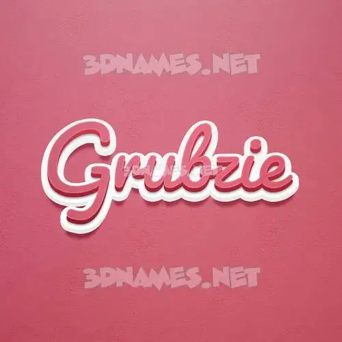 grubzie in Red Scribble style - 3D name wallpaper grubzie in Red Scribble style - 3D name wallpaper