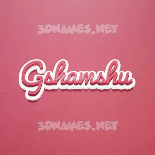 gshamshu in Red Scribble style - 3D name wallpaper gshamshu in Red Scribble style - 3D name wallpaper
