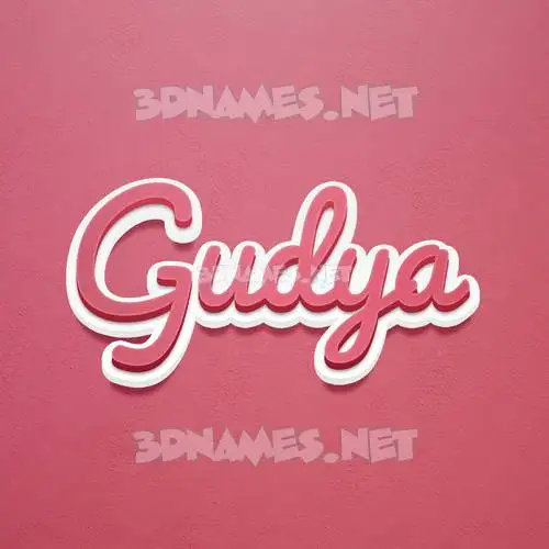 gudya in Red Scribble style - 3D name wallpaper gudya in Red Scribble style - 3D name wallpaper