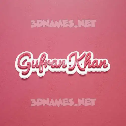 gufran khan in Red Scribble style - 3D name wallpaper gufran khan in Red Scribble style - 3D name wallpaper