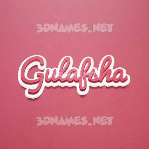 gulafsha in Red Scribble style - 3D name wallpaper gulafsha in Red Scribble style - 3D name wallpaper