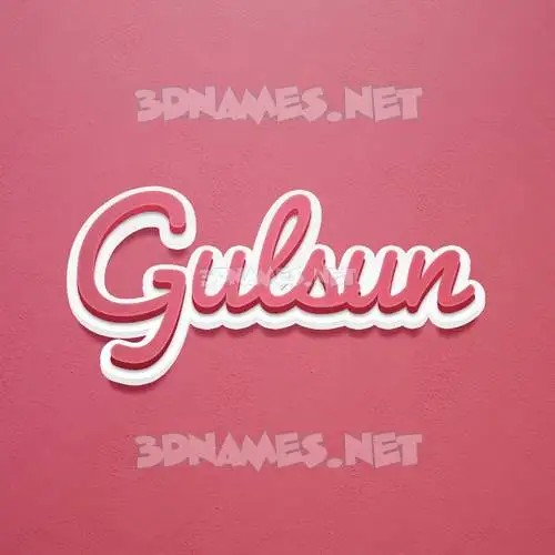 gulsun in Red Scribble style - 3D name wallpaper gulsun in Red Scribble style - 3D name wallpaper