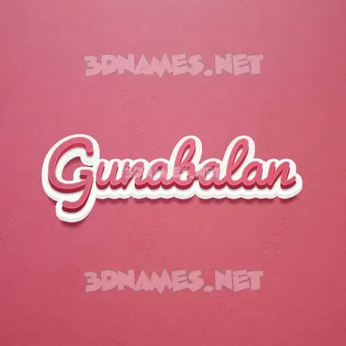gunabalan in Red Scribble style - 3D name wallpaper gunabalan in Red Scribble style - 3D name wallpaper