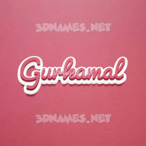 gurkamal in Red Scribble style - 3D name wallpaper gurkamal in Red Scribble style - 3D name wallpaper
