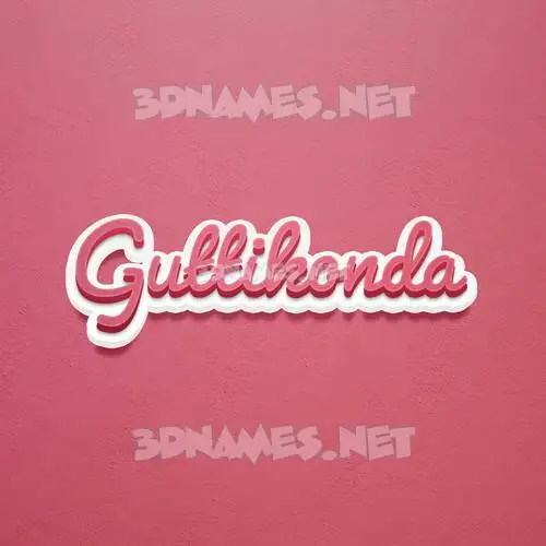 guttikonda in Red Scribble style - 3D name wallpaper guttikonda in Red Scribble style - 3D name wallpaper