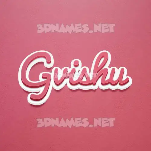 gvishu in Red Scribble style - 3D name wallpaper gvishu in Red Scribble style - 3D name wallpaper