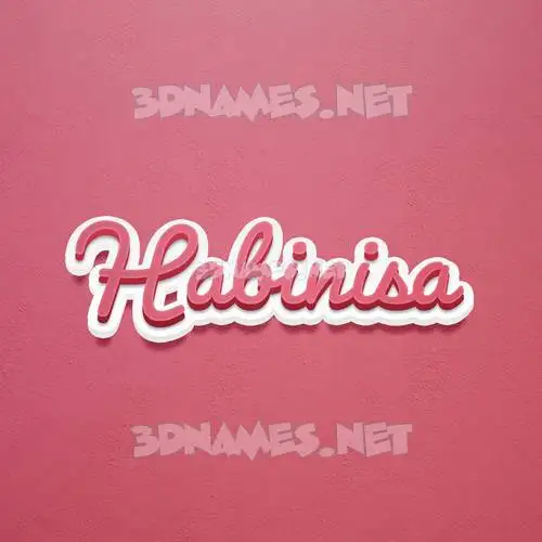 habinisa in Red Scribble style - 3D name wallpaper habinisa in Red Scribble style - 3D name wallpaper