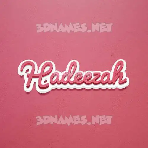 hadeezah in Red Scribble style - 3D name wallpaper hadeezah in Red Scribble style - 3D name wallpaper