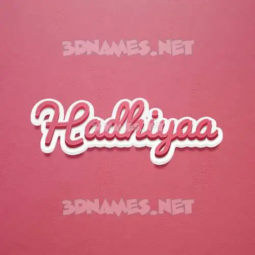 hadhiyaa in Red Scribble style - 3D name wallpaper hadhiyaa in Red Scribble style - 3D name wallpaper