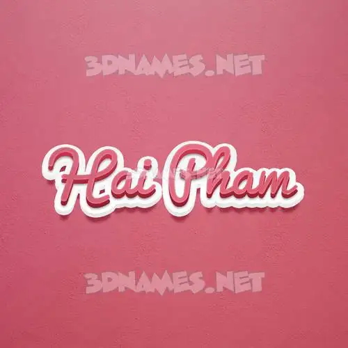 hai pham in Red Scribble style - 3D name wallpaper hai pham in Red Scribble style - 3D name wallpaper