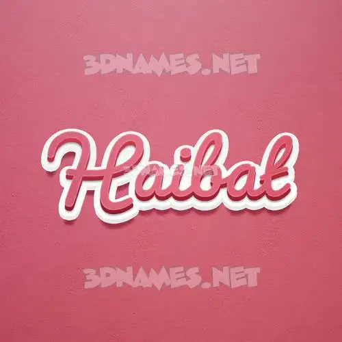 haibat in Red Scribble style - 3D name wallpaper haibat in Red Scribble style - 3D name wallpaper