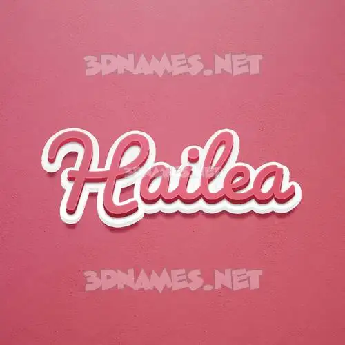 hailea in Red Scribble style - 3D name wallpaper hailea in Red Scribble style - 3D name wallpaper