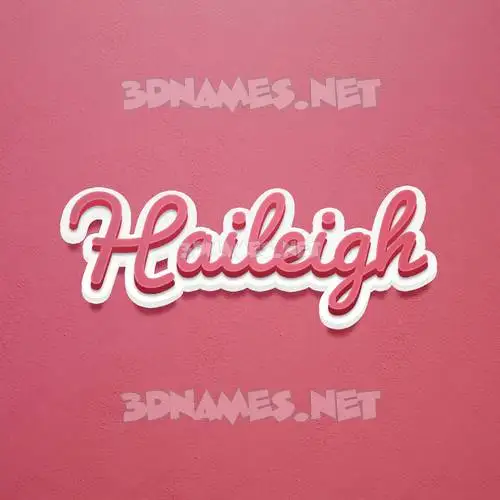 haileigh in Red Scribble style - 3D name wallpaper haileigh in Red Scribble style - 3D name wallpaper