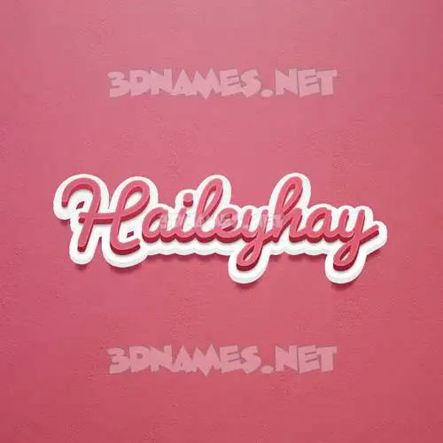 haileyhay in Red Scribble style - 3D name wallpaper haileyhay in Red Scribble style - 3D name wallpaper