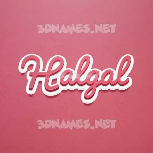 halgal in Red Scribble style - 3D name wallpaper halgal in Red Scribble style - 3D name wallpaper