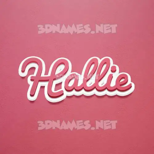hallie in Red Scribble style - 3D name wallpaper hallie in Red Scribble style - 3D name wallpaper