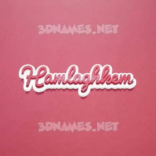 hamlaghkem in Red Scribble style - 3D name wallpaper hamlaghkem in Red Scribble style - 3D name wallpaper